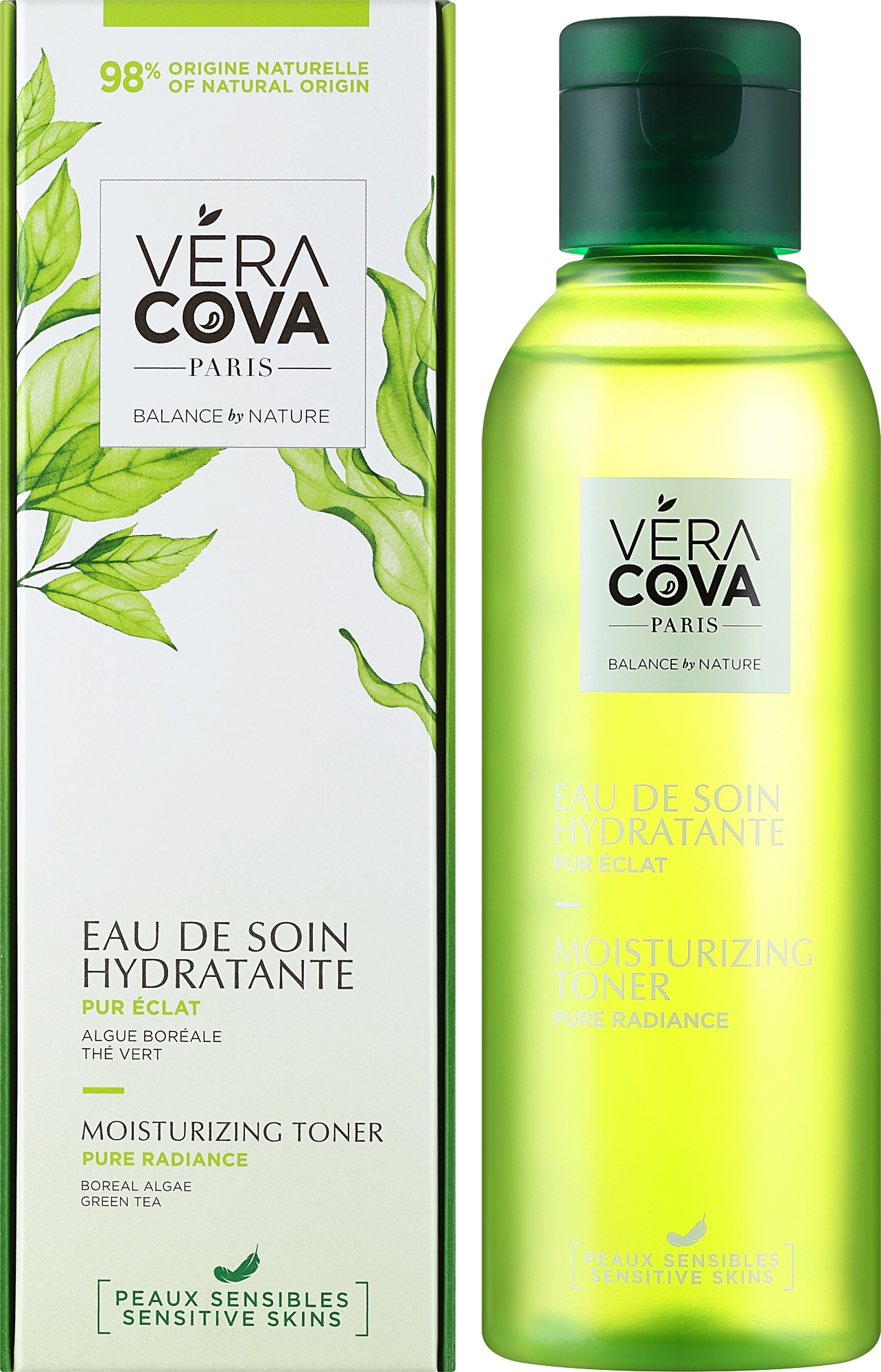 Nawilżający toner do twarzy z zieloną herbatą - Veracova Green Tea Moisturizing Toner — Zdjęcie 200 ml