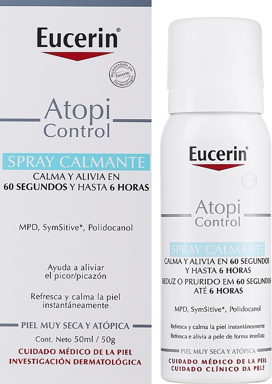 Chłodzący spray przeciw swędzeniu do skóry atopowej - Eucerin AtopiControl Anti-Itching Spray 60 Sec. & Up To 6H — Zdjęcie N2