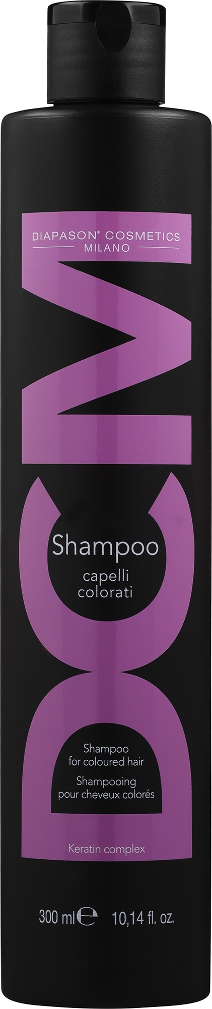 Szampon do ochrony koloru i odbudowy włosów farbowanych - DCM Keratin Complex Shampoo For Coloured Hair — Zdjęcie 300 ml