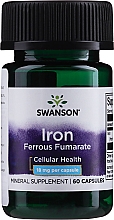 Kup Suplement diety Żelazo o wysokim stężeniu, 18 mg - Swanson Iron Ferrous Fumarate 18 mg