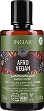 Odżywka do włosów falowanych, kręconych i afro - Inoar Afro Vegan Conditioner — Zdjęcie N1