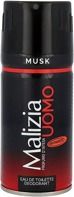 Perfumowany dezodorant Piżmo - Malizia Uomo Deodorant Spray Musk — Zdjęcie N1