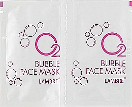 Bąbelkowa maska ​​do twarzy z silnym efektem dotlenienia - Lambre O2 Bubble Face Mask — Zdjęcie N2