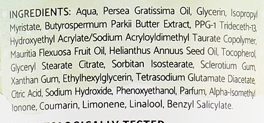 Olejek do ciała w kremie Olej z awokado i masło shea - Body Natur Avocado Oil and Shea Buttter Body Oil in Cream — Zdjęcie N3