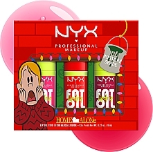 Zestaw do makijażu ust - NYX Professional Makeup Home Alone Fat Oil Lip Drip Trio (3xlip/oil/4.8ml) — Zdjęcie N3