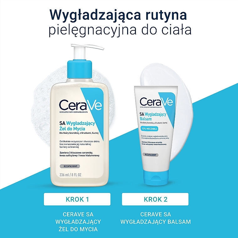 SA Żel wygładzający do mycia twarzy - CeraVe Softening Cleansing Gel For Dry, Rough And Uneven Skin — Zdjęcie N8