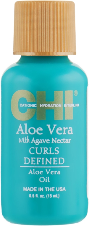 Olejek do włosów kręconych Aloes - CHI Aloe Vera Oil — Zdjęcie N1