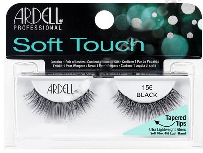 Sztuczne rzęsy - Ardell Soft Touch Eye Lashes Black 156 — Zdjęcie N1