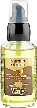 Kup Płynne kryształy do włosów z keratyną i olejkiem arganowym - Visage Keratin & Argan Liquid Crystals