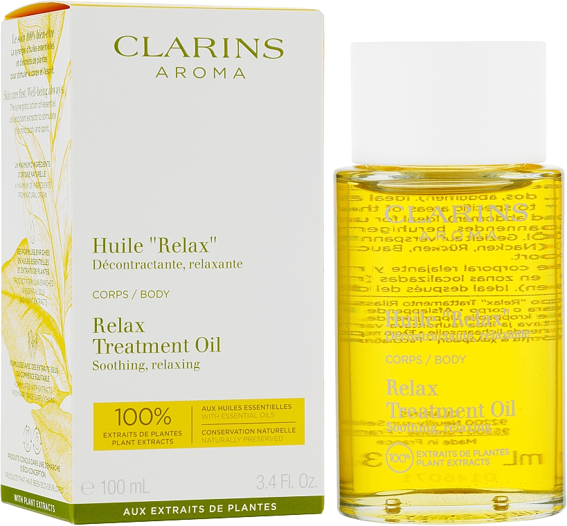 Odprężające masło do ciała - Clarins Aroma Relax Body Treatment Oil — Zdjęcie N2