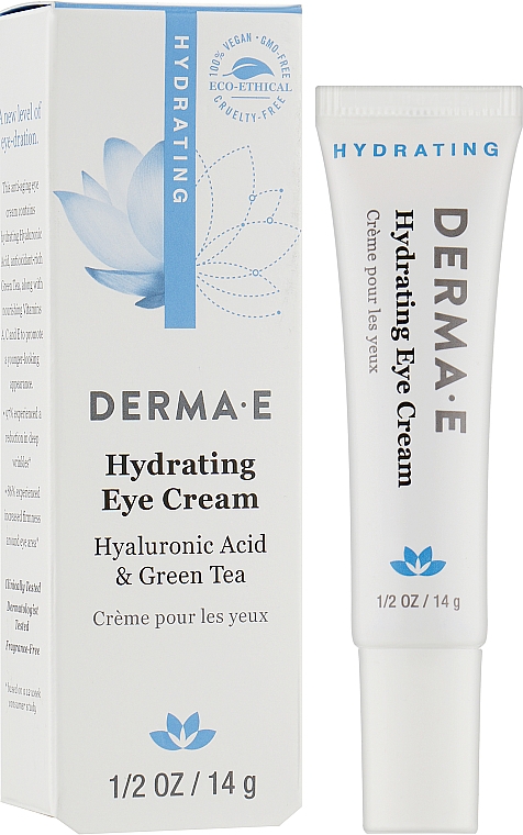 Nawilżający krem pod oczy - Derma E Hydrating Eye Cream — Zdjęcie N2