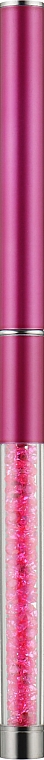 Pędzelek do brwi i rzęs w kolorze malinowym - King Rose — Zdjęcie N2
