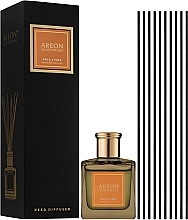 Dyfuzor zapachowy Golden Amber, PSB07 - Areon Home Perfume Gold Amber Reed Diffuser — Zdjęcie N2
