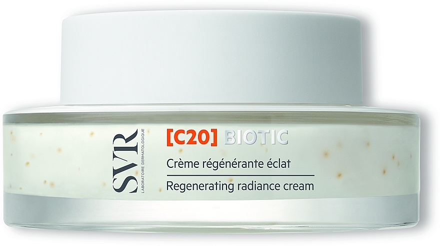 Regenerujący krem rozświetlający do twarzy - SVR C20 Biotic Regenerating Radiance Cream — Zdjęcie N1