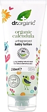 Kup Bezzapachowy balsam do ciała dla dzieci z organicznym nagietkiem - Dr Organic Calendula Baby Lotion
