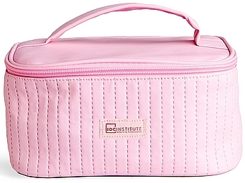 Kosmetyczka 22 x 10 x 14 cm, różowa - IDC Institute Cosmetic Big Travel Bag — Zdjęcie N1