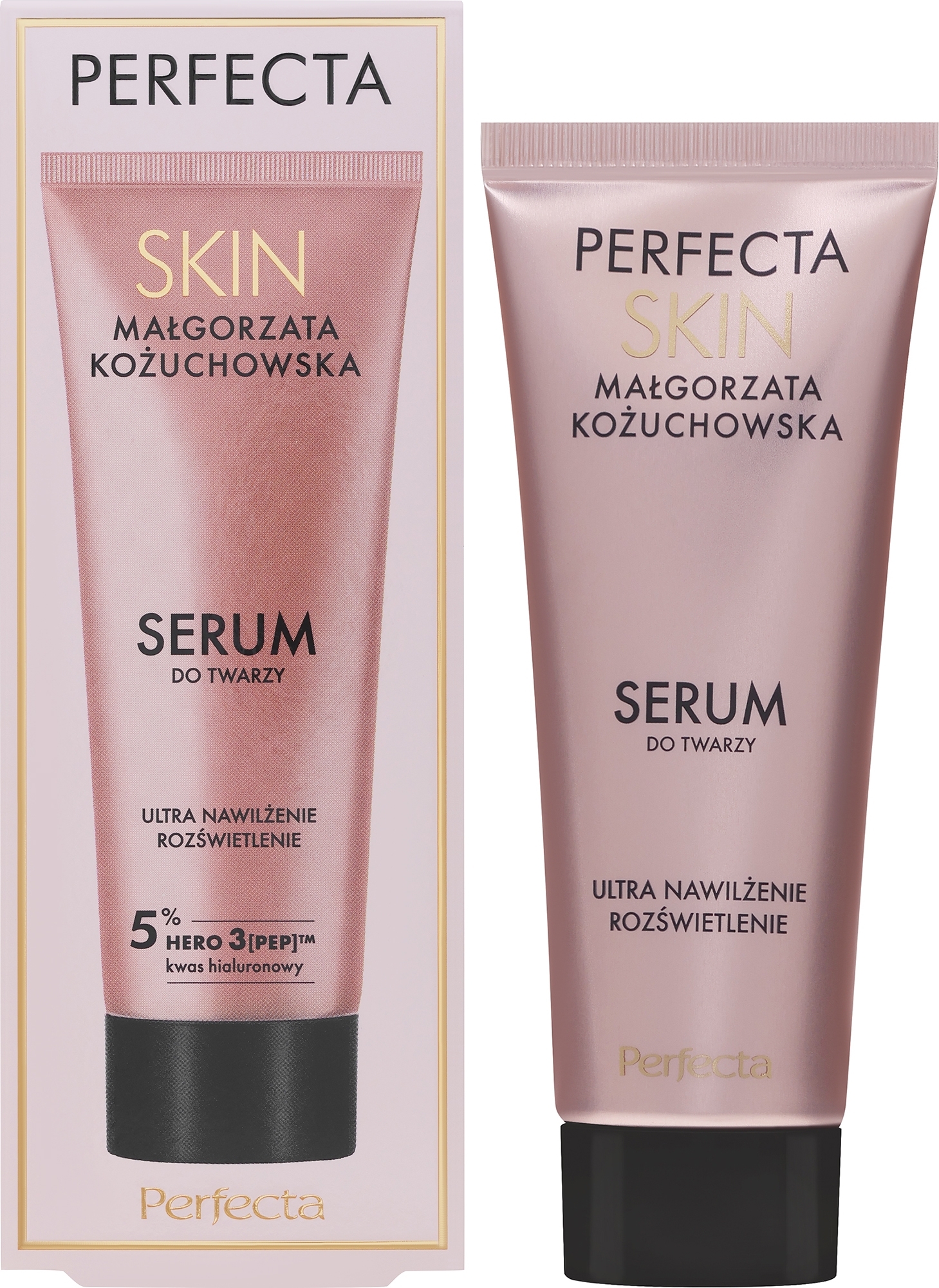 Ultranawilżające i rozjaśniające serum do twarzy - Perfecta Skin — Zdjęcie 30 ml