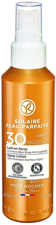 Mleczko przeciwsłoneczne w sprayu - Yves Rocher Spray Lotion SPF 30 — Zdjęcie N1