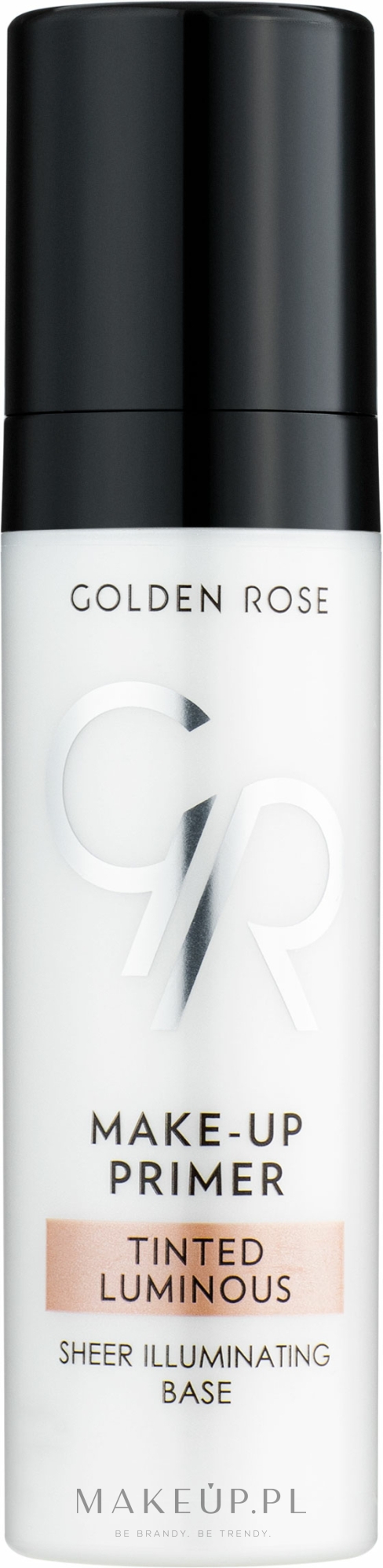 Koloryzująco-rozświetlająca baza pod makijaż - Golden Rose Makeup Primer Tinted Luminous Base — Zdjęcie 30 ml