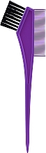 Kup Pędzel do farbowania włosów, 20x5 cm, dwustronny fioletowy - Ampli
