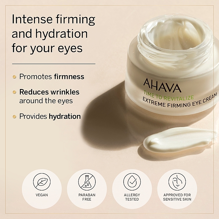 Ujędrniający krem na okolice oczu - Ahava Time to Revitalize Extreme Firming Eye Cream — Zdjęcie N6