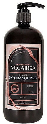 Szampon neutralizujący pomarańczowe tony do włosów ciemny blond i brązowych - Vegairoa No Orange Plex Shampoo — Zdjęcie N2