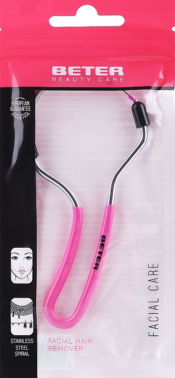 Depilator mechaniczny do twarzy, różowy - Beter Facial Hair Remover — Zdjęcie N1
