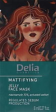 Maseczka do twarzy Matująca - Delia Cosmetics Mattifying Jelly Face Mask — Zdjęcie N1