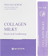 Mleczny peeling - Mizon Collagen Milky Peeling Scrub — Zdjęcie N2