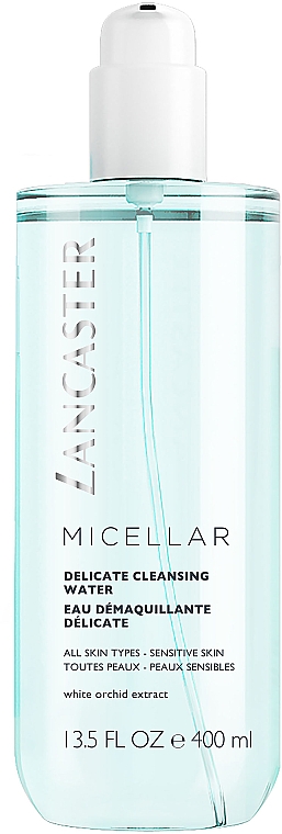 Delikatna oczyszczająca woda micelarna do makijażu - Lancaster Micellar Delicate Cleansing Water — Zdjęcie N1