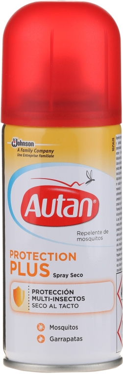 Suchy spray chroniący przed ukąszeniami komarów i kleszczy - SC Johnson Autan Repelente Mosquitos Spray Seco — Zdjęcie N1