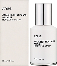 Odnawiające serum z niacyną - Anua Nano Retinol 0.3% + Niacin Renewing Serum — Zdjęcie N2