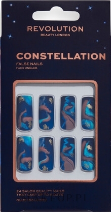 Sztuczne paznokcie - Makeup Revolution Flawless False Nails Constellation — Zdjęcie 24 szt.