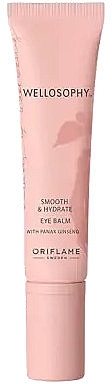 Wygładzający balsam nawilżający pod oczy - Oriflame Wellosophy Smooth & Hydrate Eye Balm — Zdjęcie N1