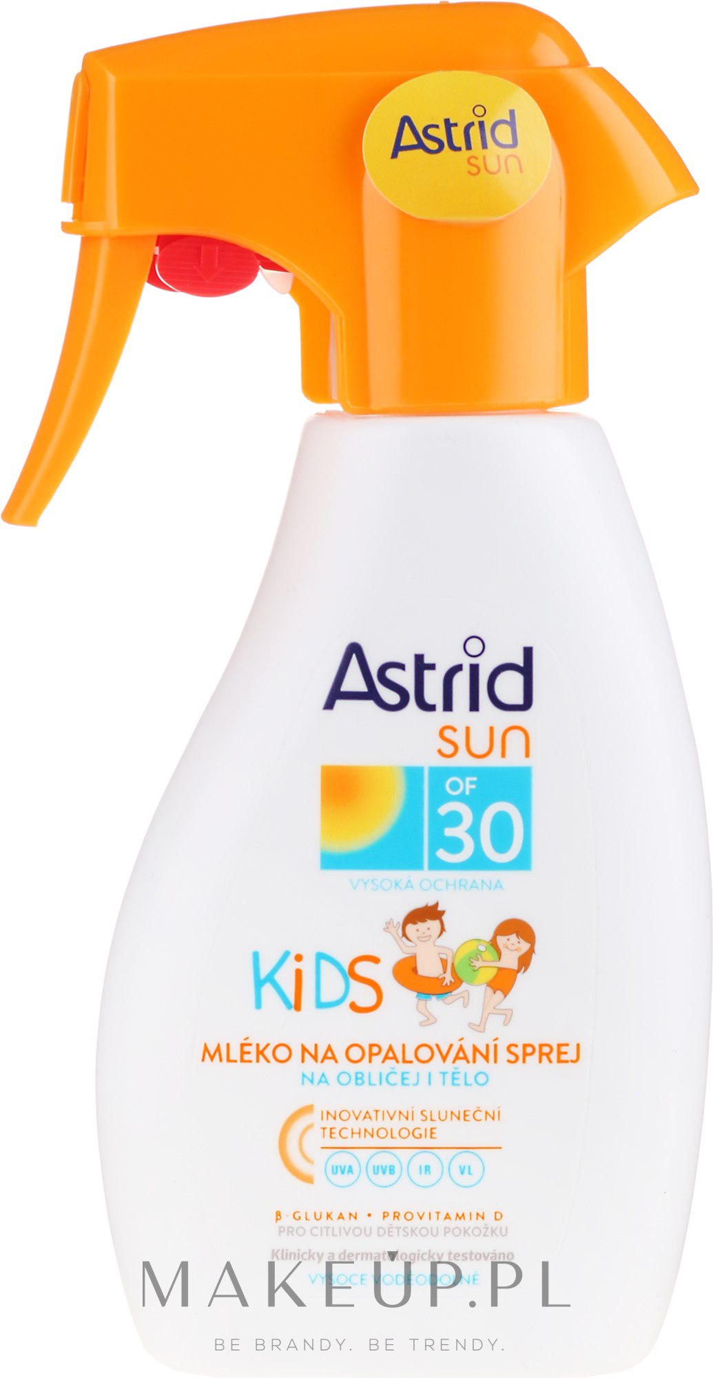 Mleczko przeciwsłoneczne w sprayu dla dzieci SPF 30 - Astrid Sun Kids Milk Spray — Zdjęcie 200 ml