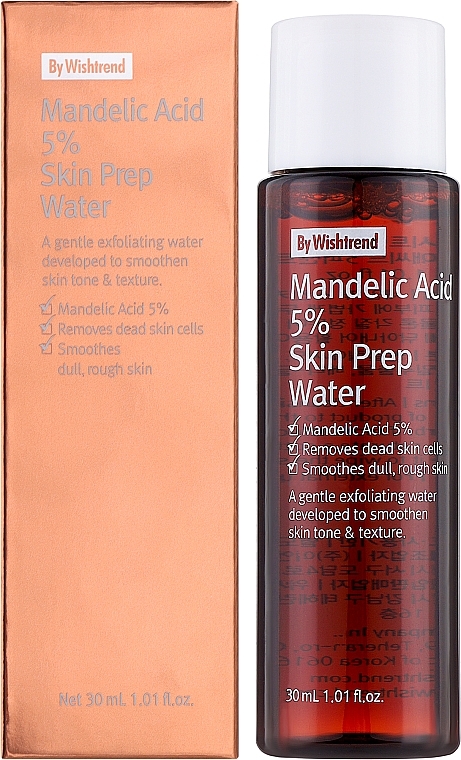 Tonik do twarzy z kwasem migdałowym - By Wishtrend Mandelic Acid 5% Skin Prep Water — Zdjęcie N2