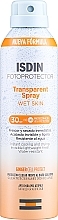 Spray przeciwsłoneczny SPF 30+ - Isdin Fotoprotector Transparent Spray Wet Skin  — Zdjęcie N1