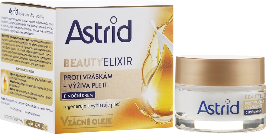 Nawilżający krem przeciwzmarszczkowy na noc - Astrid Moisturizing Anti-Wrinkle Day Night Cream — Zdjęcie N1