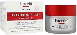 PRZECENA! Krem na dzień do skóry normalnej i mieszanej - Eucerin Hyaluron-Filler+Volume-Lift Day Cream SPF15 * — Zdjęcie N3