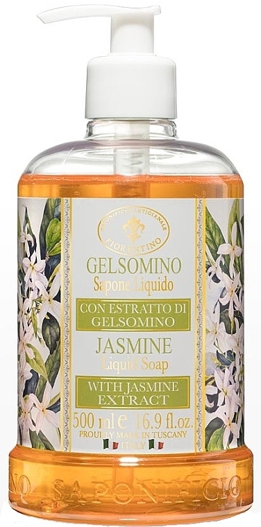 Mydło w płynie Jaśmin - Saponificio Artigianale Fiorentino Jasmine Liquid Soap — Zdjęcie N1