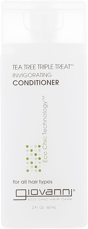 Odświeżająca odżywka do włosów - Giovanni Eco Chic Hair Care Tea Tree Triple Conditioner — Zdjęcie N1