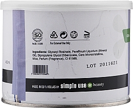 Ciepły wosk do depilacji w słoiczku Rozmaryn - Simple Use Beauty Depilation Wax — Zdjęcie N2