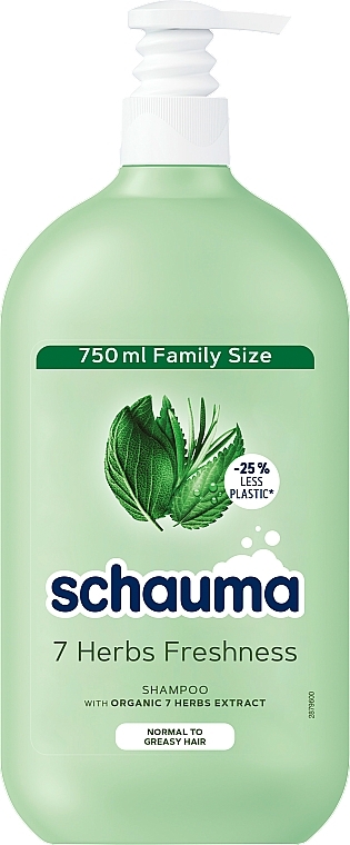 Szampon do włosów przetłuszczających się i normalnych - Schauma 7 Herbs Freshness — Zdjęcie N2