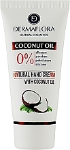 Kup Krem do rąk Olej kokosowy - Dermaflora Natural Hend Cream Coconut Oil