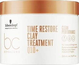 Maska do włosów - Schwarzkopf Professional Bonacure Time Restore Clay Treatment Q10+ — Zdjęcie N2
