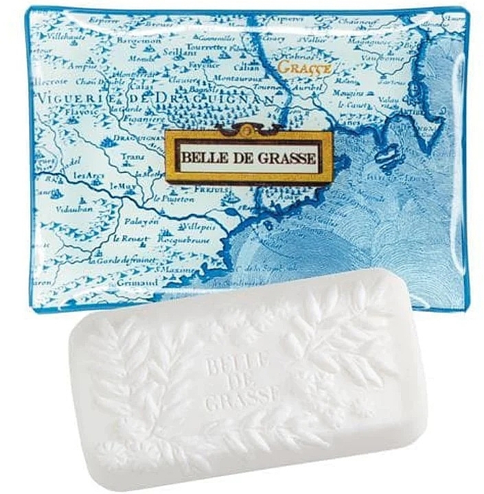 Fragonard Belle De Grasse - Zestaw (soap/150g + soap/dish/1pc) — Zdjęcie N1