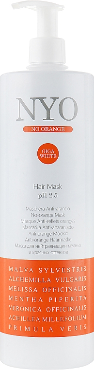 Maska neutralizująca miedziane i rude odcienie włos - Faipa Roma Nyo No Orange Hair Mask — Zdjęcie N1