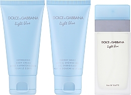 Kup Dolce & Gabbana Light Blue - Zestaw (edt 50 ml + b/cr 50 ml + sh/gel 50 ml)