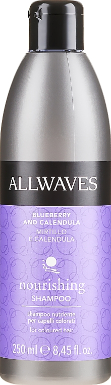 Szampon odżywczy po koloryzacji - Allwaves Nourishing Shampoo — Zdjęcie N1