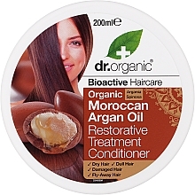 Kup Regenerująca odżywka do włosów z olejem arganowym - Dr Organic Bioactive Haircare Moroccan Argan Oil Restorative Treatment Conditioner